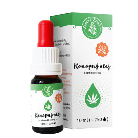 Zelená Země CBD Konopný olej 2% 10ml