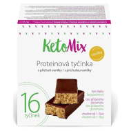 Ketomix Proteínové tyčinky s príchuťou vanilky 16x40g - cena, srovnání