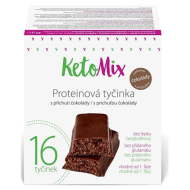 Ketomix Proteínové tyčinky s príchuťou čokolády 16x40g - cena, srovnání