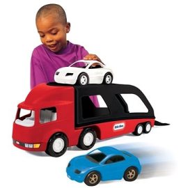 Little Tikes Tahač s návesom na prepravu áut