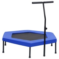 vidaXL Trampolína s rukoväťou - šesťhran 122cm