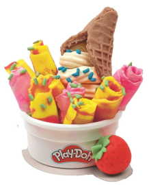 Play-Dooh Set rolovanej zmrzliny