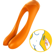 Satisfyer Candy Cane Finger Vibrator - cena, srovnání