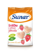 Hero Sunar Jahodové srdiečka 50g - cena, srovnání