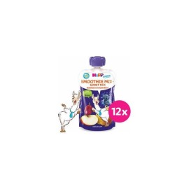 Hipp BIO Smoothie Mix jablko, hruška, čučoriedky 120ml