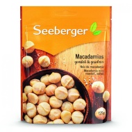 Seeberger Makadamové orechy pražené a solené 125g - cena, srovnání
