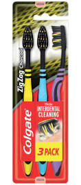 Colgate Zig Zag Charcoal 3ks