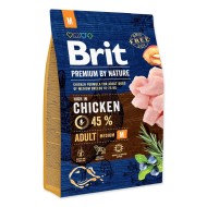 Brit Premium by Nature Adult M 3kg - cena, srovnání