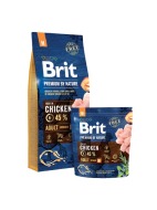 Brit Premium by Nature Adult M 8kg - cena, srovnání