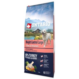 Ontario Large Weight Control Turkey & Potatoes 12kg