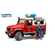 Bruder Úžitkové vozidlá - hasičské auto Land Rover s hasičom - cena, srovnání