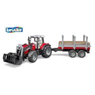 Bruder Farmer - Massey Ferguson traktor s vlekom - cena, srovnání