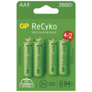 GP ReCyko 2700 AA (HR6) 6ks - cena, srovnání