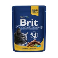 Brit Premium Cat Chicken & Turkey 100g - cena, srovnání