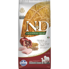 N&D Ancestral Grain Dog Adult M/L Chicken & Pomegranate 12kg