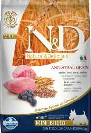 N&D Low Grain DOG Adult Mini Lamb & Blueberry 7kg