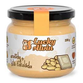 Lucky Alvin Arašidy + biela čokoláda 330g