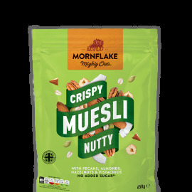 Mornflake Crispy Muesli Notoriously Nutty 650g