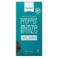 Xucker Vegánska tmavá čokoláda s pepermintom 80g - cena, srovnání