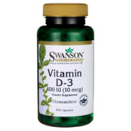 Swanson Vitamín D-3 400IU 250tbl - cena, srovnání