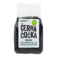 Country Life Šošovka čierna beluga BIO 500g - cena, srovnání