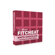 Gymbeam Fitcheat Protein Chocolate biela 90g - cena, srovnání