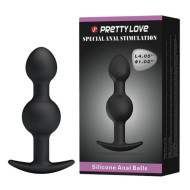 Pretty Love Double Silicone Anal Balls - cena, srovnání