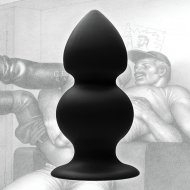 Tom Of Finland Weighted Silicone Anal Plug-Black - cena, srovnání