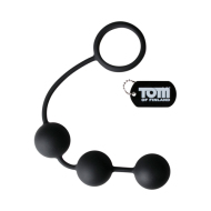 Tom Of Finland Silicone Cock Ring with 3 Weighted Balls - cena, srovnání