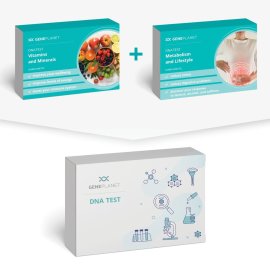 GenePlanet DNA Test Metabolism and Lifestyle + Vitamins and Minerals
