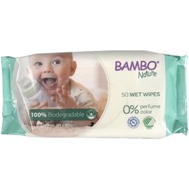 Bambo Nature Biodegradabilné vlhčené obrúsky 50ks