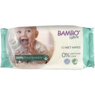 Bambo Nature Biodegradabilné vlhčené obrúsky 50ks - cena, srovnání