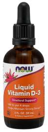 Now Foods Vitamín D3 60ml