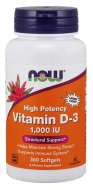 Now Foods Vitamín D3 1000 IU 360tbl - cena, srovnání
