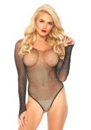 Leg Avenue Fishnet Thong Back Bodysuit 89231 - cena, srovnání