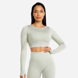 Squat Wolf Seamless Crop Top