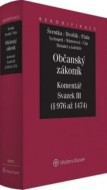Občanský zákoník sv. III - dědické právo - cena, srovnání