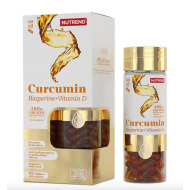 Nutrend Curcumin + Bioperine + Vitamín D 60tbl - cena, srovnání