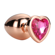 Dream Toys Gleaming Love Plug Rose Gold Large - cena, srovnání