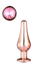 Dream Toys Gleaming Love Pleasure Plug Rose Gold Small