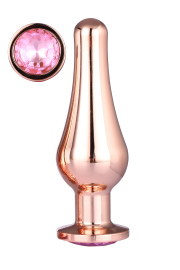 Dream Toys Gleaming Love Pleasure Plug Rose Gold Large