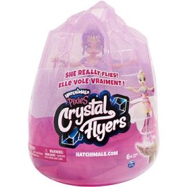 Spinmaster Hatchimals Lietajúca Bábika Pixie Fialová