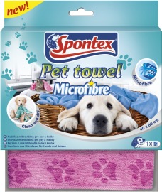 Spontex Pet Towel Microfibre