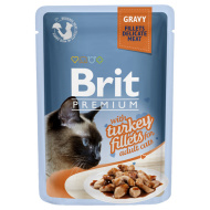 Brit Premium Cat Delicate Fillets in Gravy with Turkey 85g - cena, srovnání