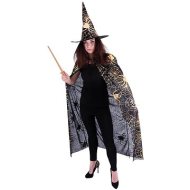 Rappa Čarodejnícky plášť s pavučinou a klobúkom - cena, srovnání