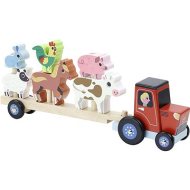 Vilac Drevený traktor so zvieratkami na nasadzovanie - cena, srovnání