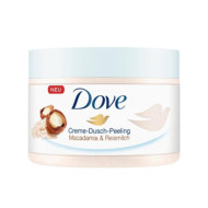 Dove Exfoliating Body Scrub Crushed Macadamia & Rice Milk 225ml - cena, srovnání