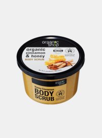 Organic Shop Organic Cinnamon & Honey Body Scrub 250ml