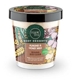 Organic Shop Body Dessert Reviving Body Scrub Almond & Honey Milk 450ml