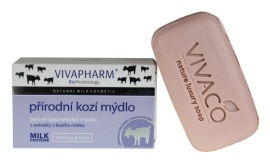 Vivapharm Kozie prírodné kozmetické mydlo na tvár a telo 100g